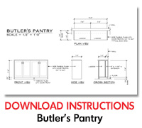 Butler's Pantry Instructions Butler's Pantry Instructions