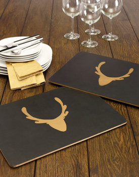 Deer Head Placemats