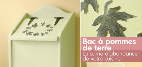 Bac à pommes de terre La corne d'abondance de votre cuisine Bac à pommes de terre La corne d'abondance de votre cuisine